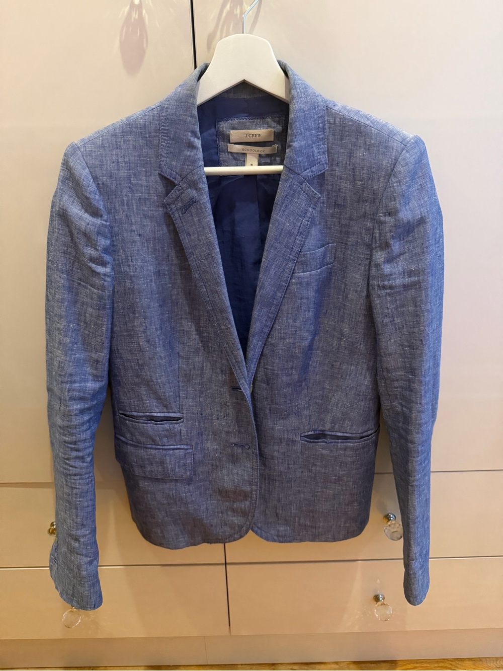 J. Crew Woman’s Blue Linen Blazer
